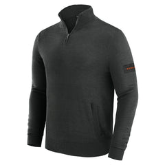 Cincinnati Bengals J. Palmer Franchise Quarter-Zip Sweater Black - NFL