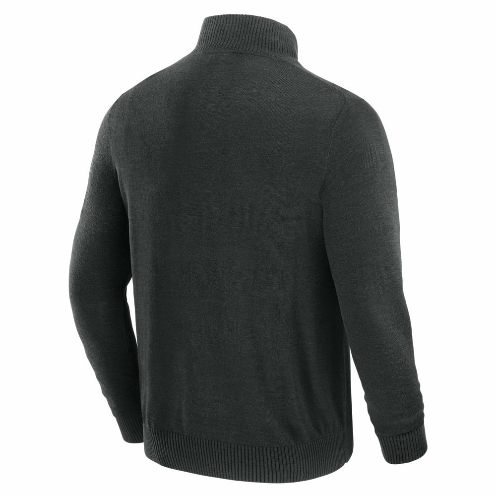 Detroit Lions J. Palmer Franchise Quarter-Zip Sweater Black - NFL