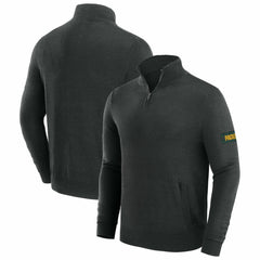 Green Bay Packers J. Palmer Franchise Quarter-Zip Sweater Black - NFL