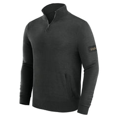 New Orleans Saints J. Palmer Franchise Quarter-Zip Sweater Black - NFL