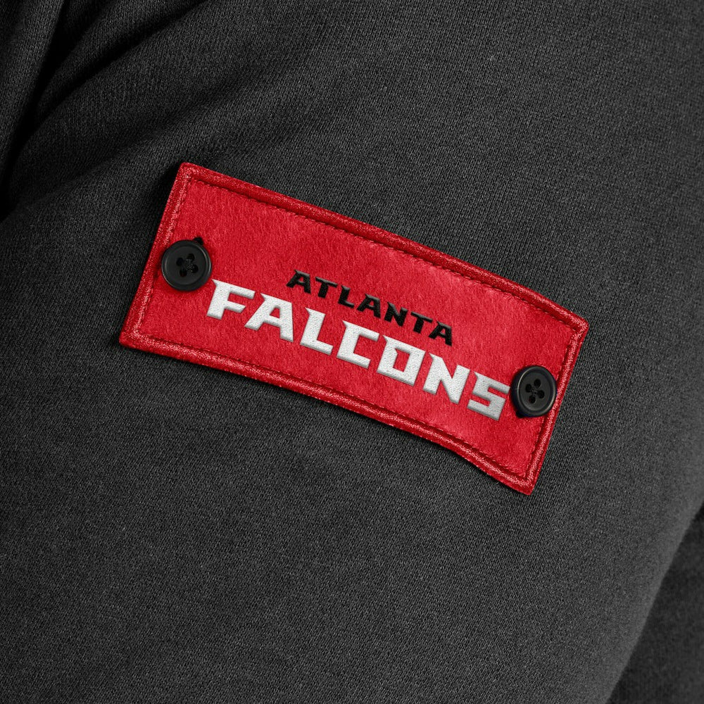 Atlanta Falcons J. Palmer QB1 Full-Zip Sweatshirt Black - NFL