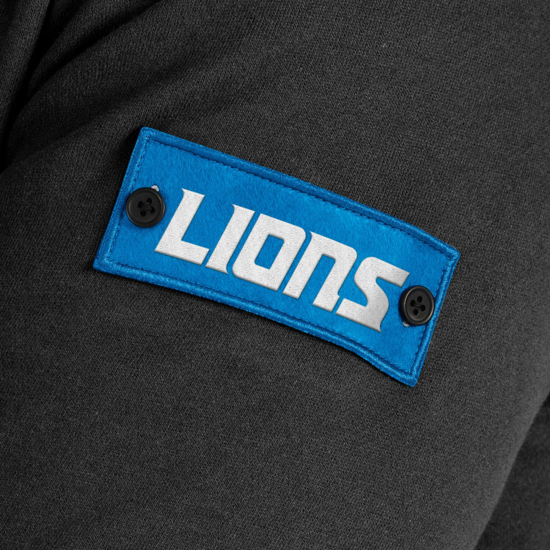 Detroit Lions J. Palmer QB1 Full-Zip Sweatshirt Black - NFL