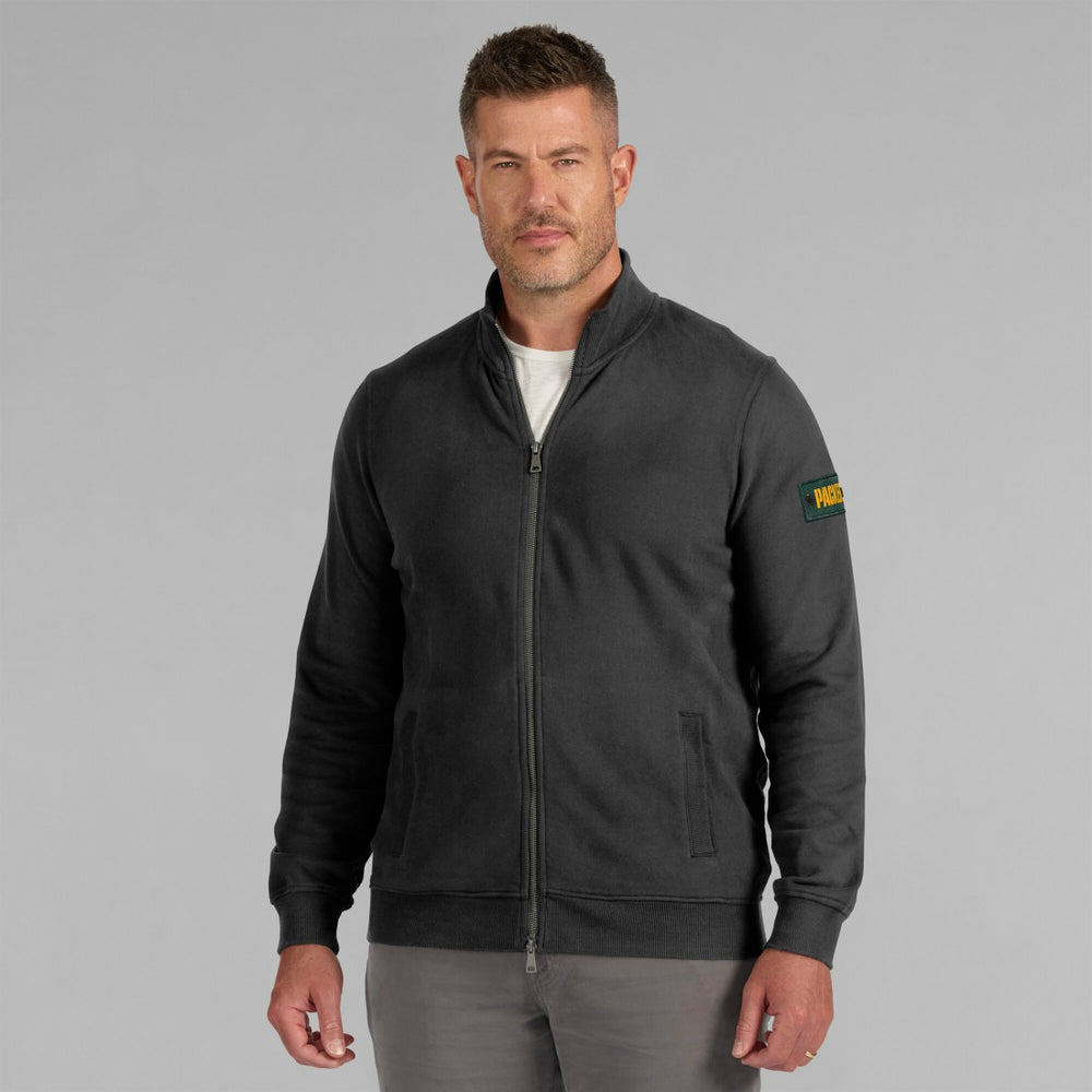 Green Bay Packers J. Palmer QB1 Full-Zip Sweatshirt Black - NFL