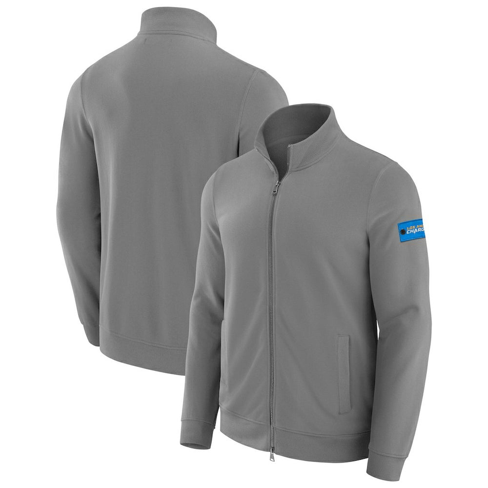 Los Angeles Chargers J. Palmer QB1 Full-Zip Sweatshirt Graphite - NFL