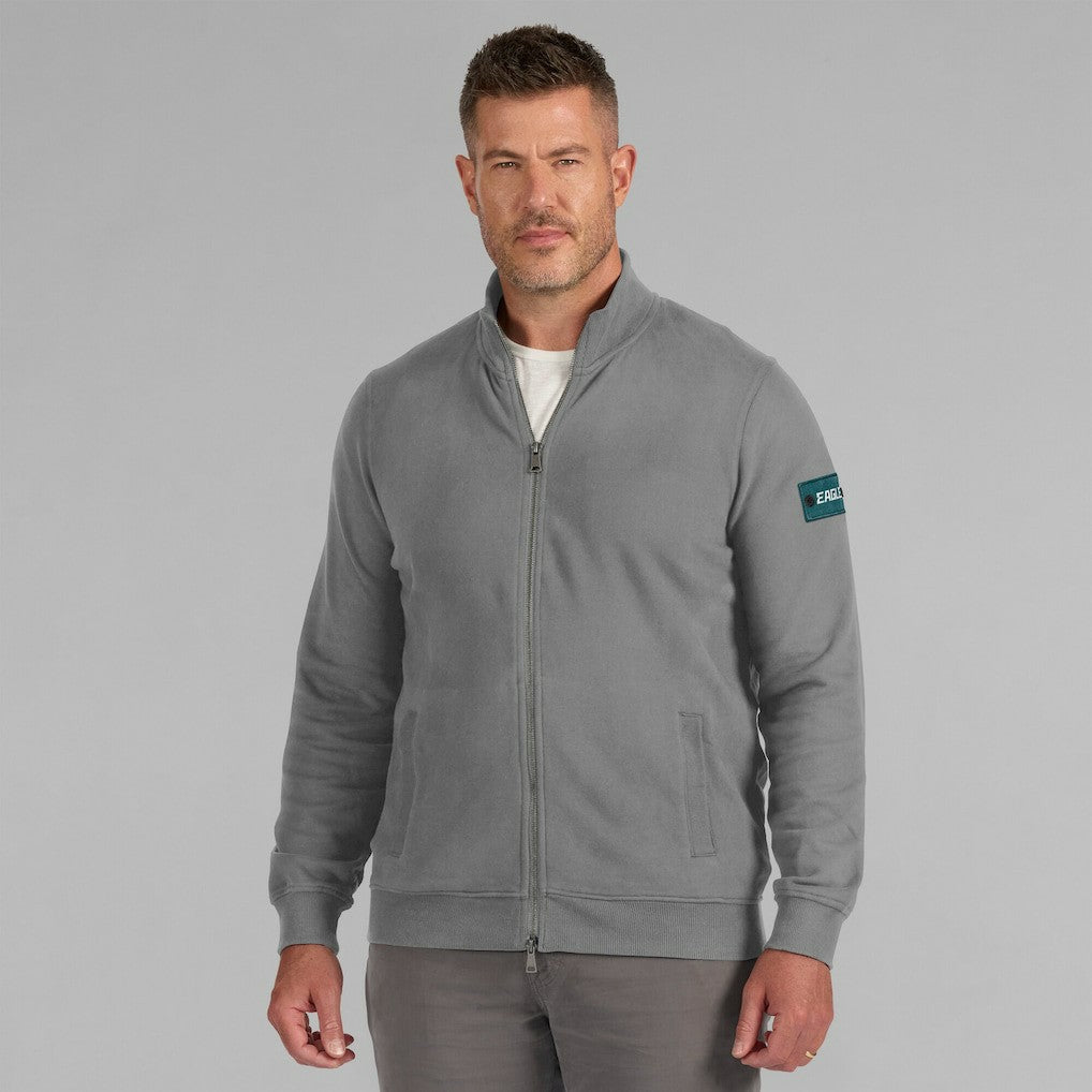 Philadelphia Eagles J. Palmer QB1 Full-Zip Sweatshirt Graphite - NFL