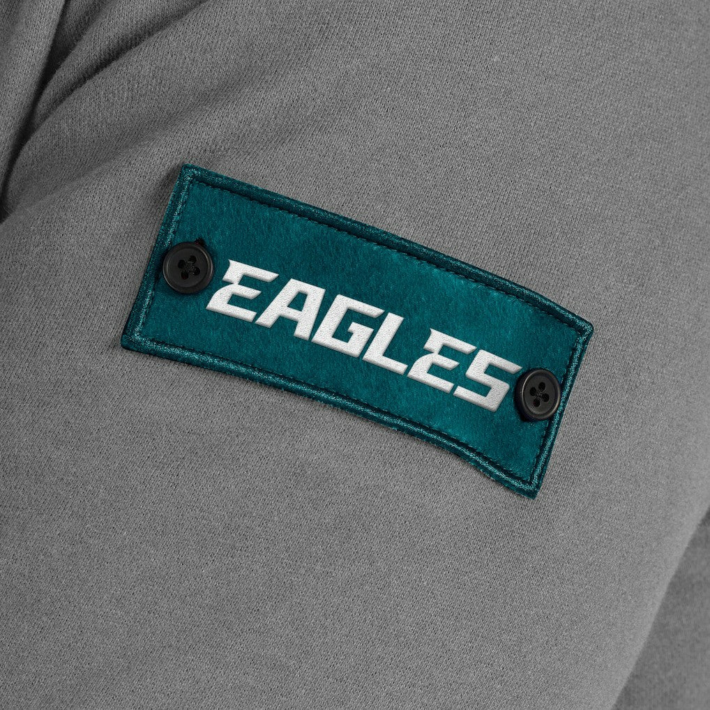 Philadelphia Eagles J. Palmer QB1 Full-Zip Sweatshirt Graphite - NFL