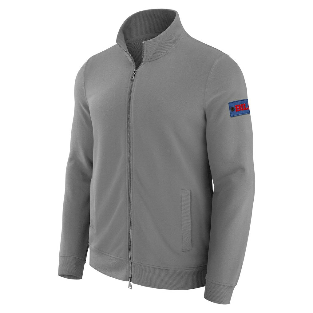 Buffalo Bills J. Palmer QB1 Full-Zip Sweatshirt Graphite - NFL