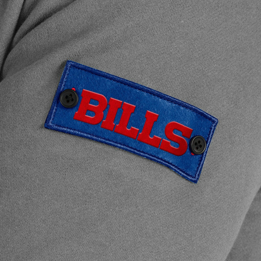 Buffalo Bills J. Palmer QB1 Full-Zip Sweatshirt Graphite - NFL