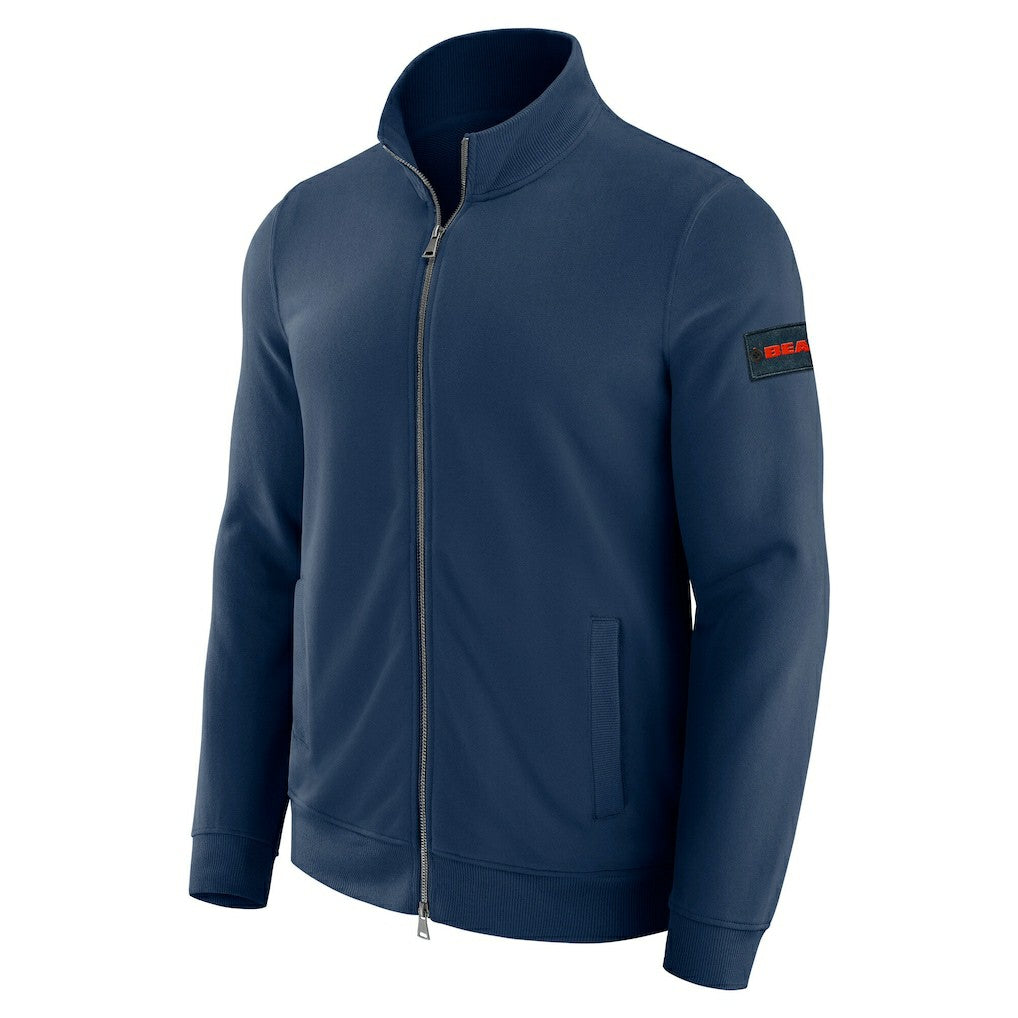 Chicago Bears J. Palmer QB1 Full-Zip Sweatshirt Navy - NFL