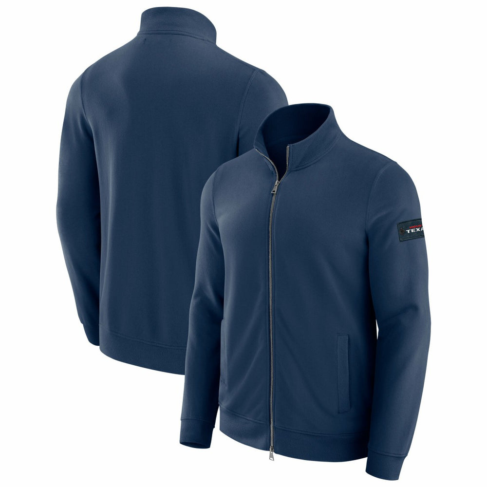 Houston Texans J. Palmer QB1 Full-Zip Sweatshirt Navy - NFL