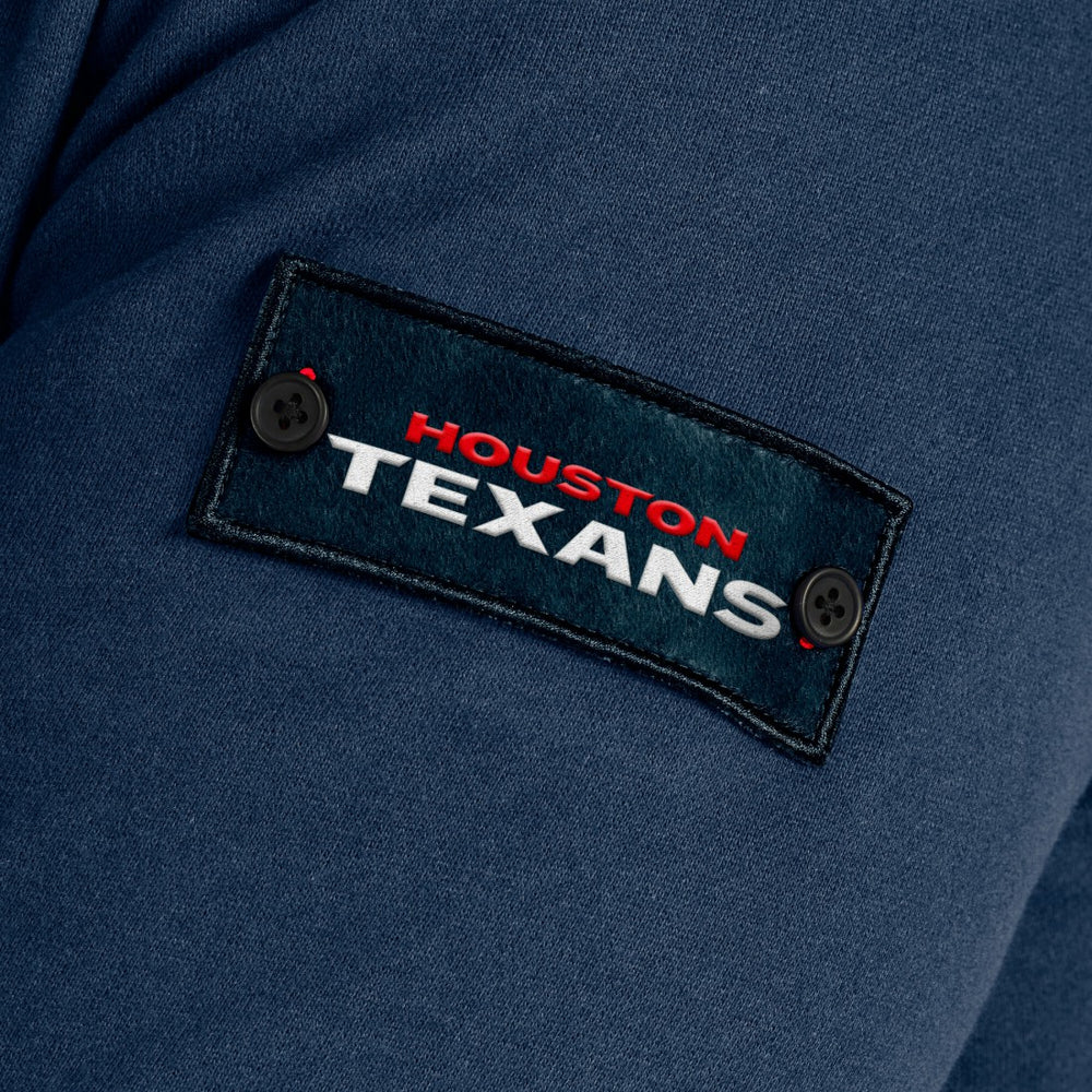 Houston Texans J. Palmer QB1 Full-Zip Sweatshirt Navy - NFL