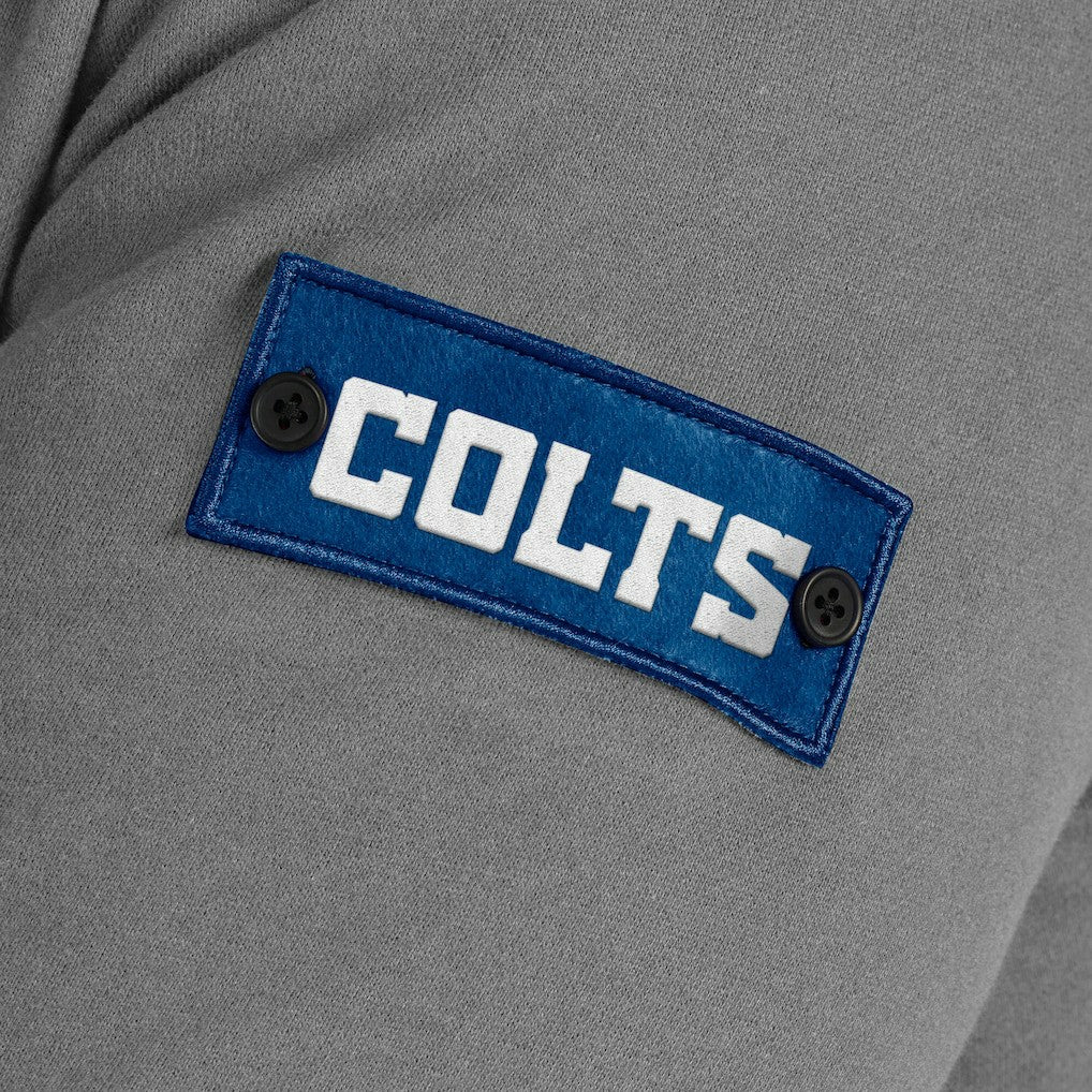 Indianapolis Colts J. Palmer QB1 Full-Zip Sweatshirt Graphite - NFL