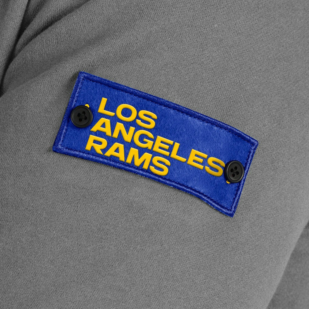 Los Angeles Rams J. Palmer QB1 Full-Zip Sweatshirt Graphite - NFL