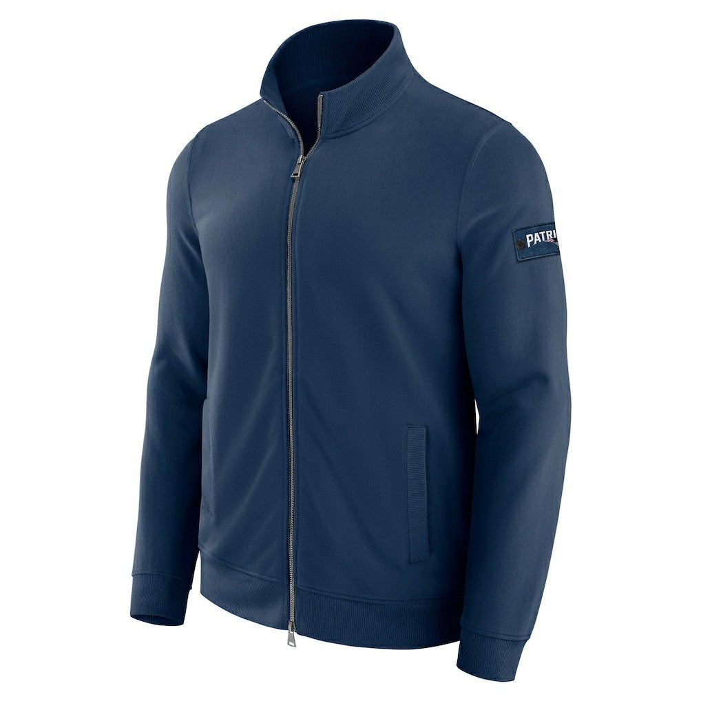 New England Patriots J. Palmer QB1 Full-Zip Sweatshirt Navy - NFL