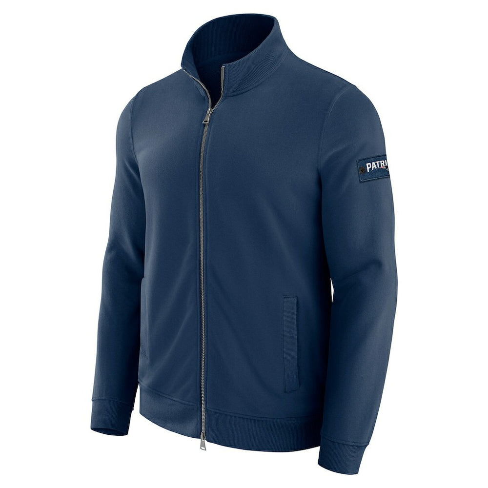 New England Patriots J. Palmer QB1 Full-Zip Sweatshirt Navy - NFL