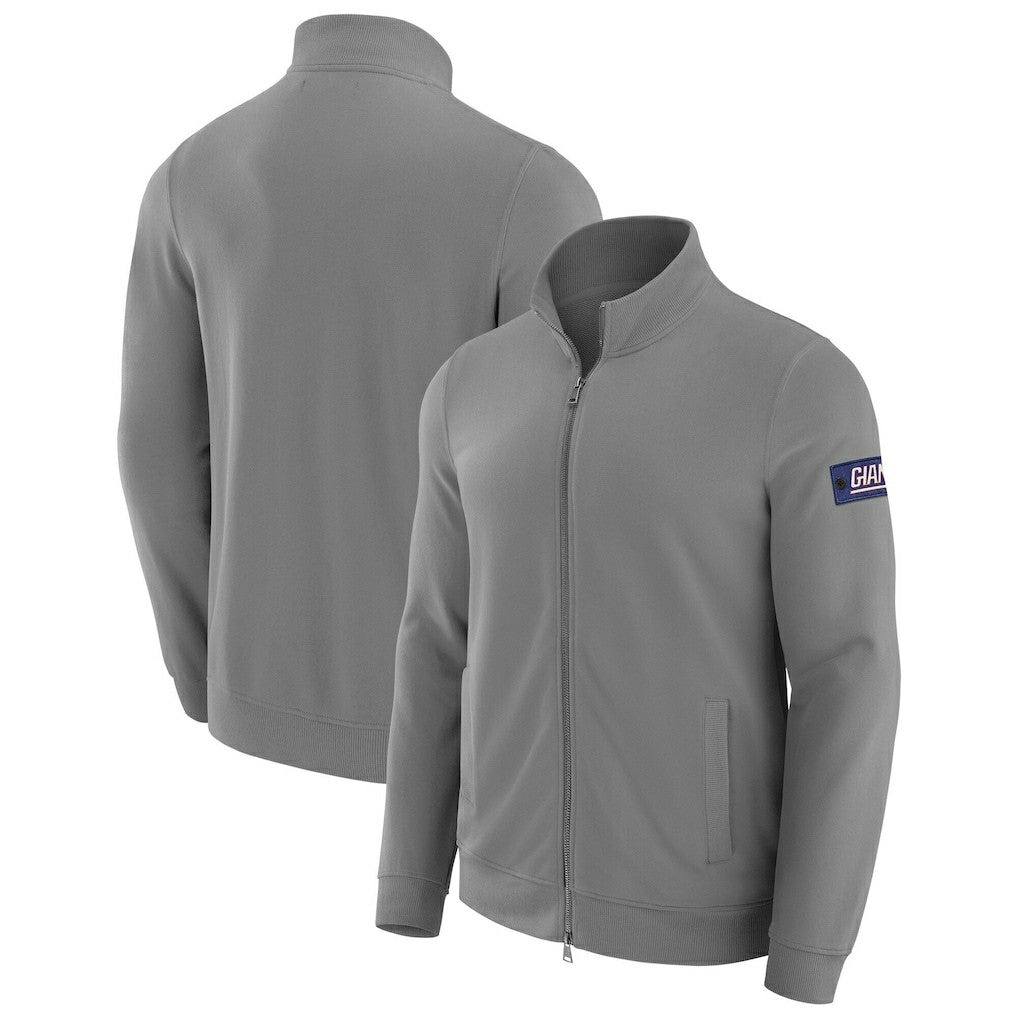 New York Giants J. Palmer QB1 Full-Zip Sweatshirt Graphite - NFL