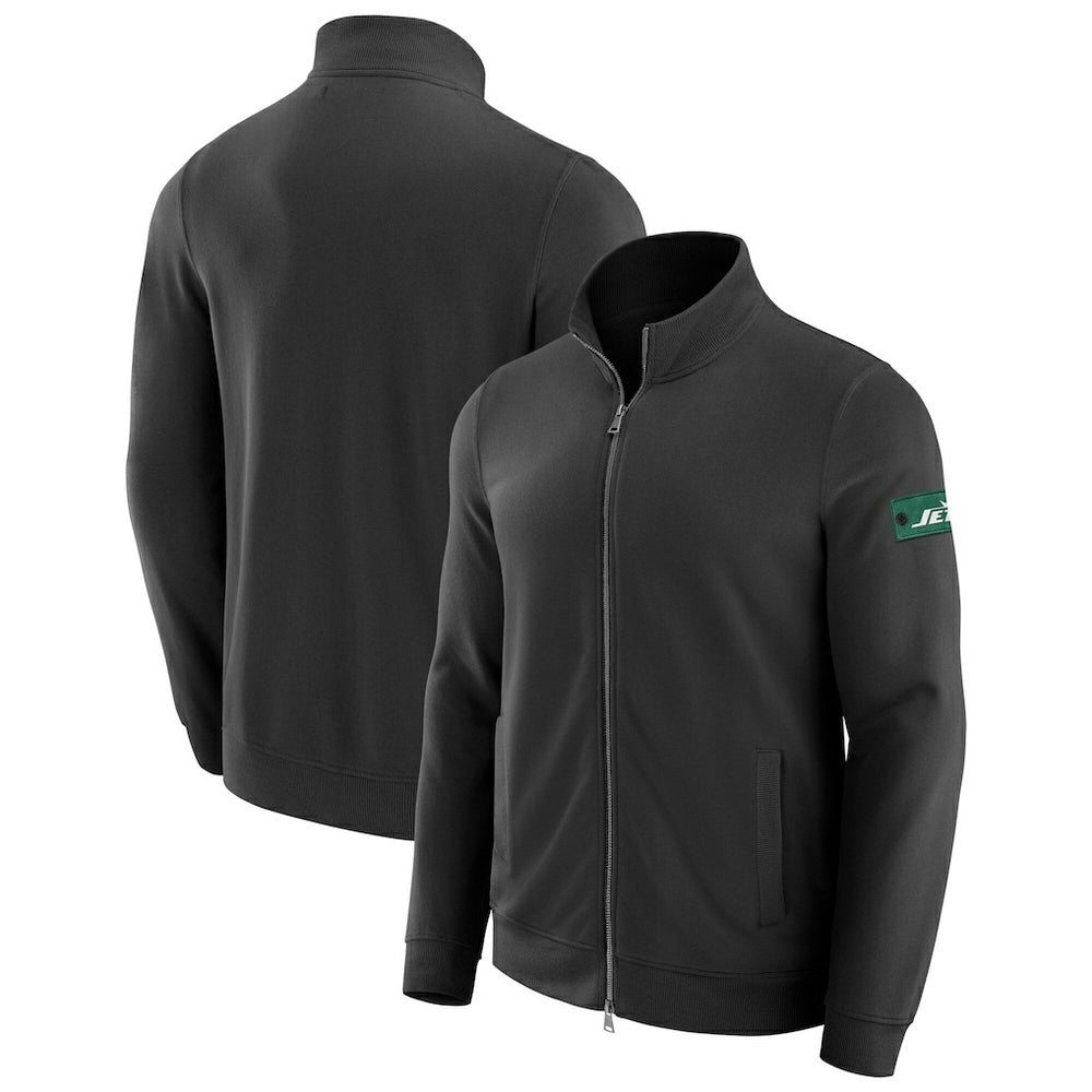 New York Jets J. Palmer QB1 Full-Zip Sweatshirt Black - NFL