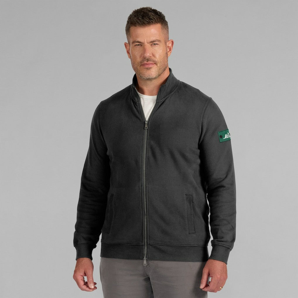 New York Jets J. Palmer QB1 Full-Zip Sweatshirt Black - NFL