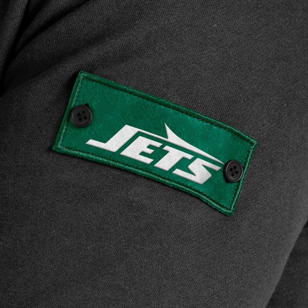 New York Jets J. Palmer QB1 Full-Zip Sweatshirt Black - NFL