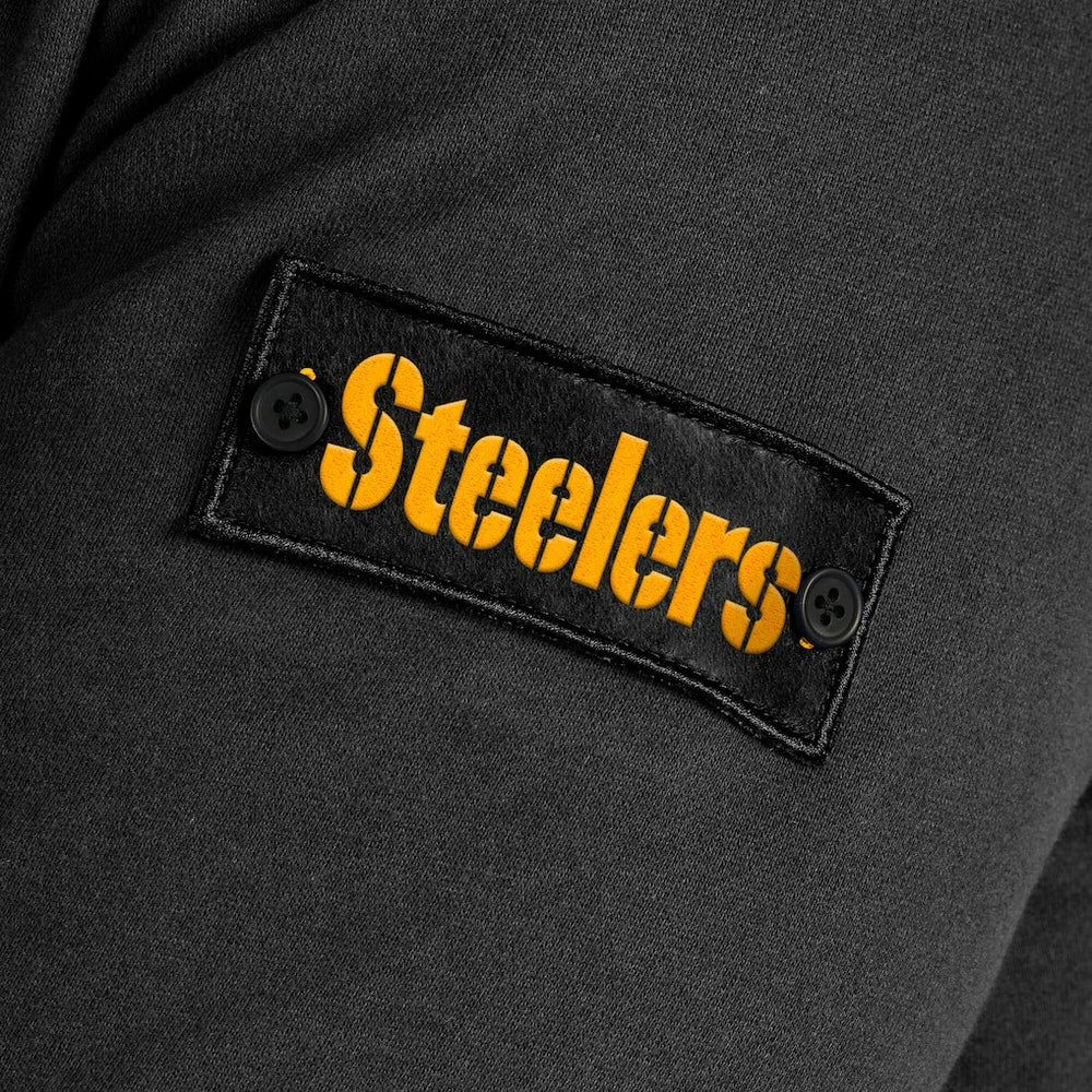 Pittsburgh Steelers J. Palmer QB1 Full-Zip Sweatshirt Black - NFL