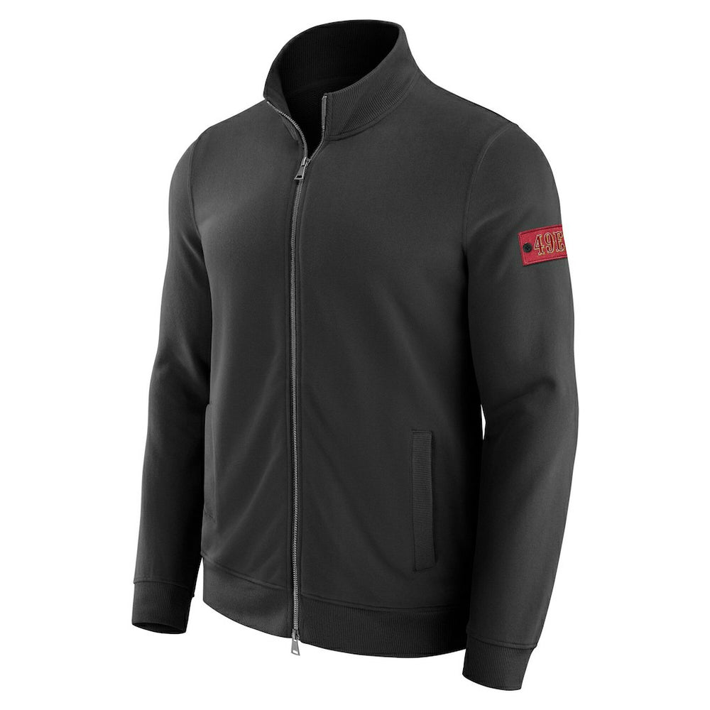San Francisco 49ers J. Palmer QB1 Full-Zip Sweatshirt Black - NFL