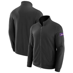 Minnesota Vikings J. Palmer QB1 Full-Zip Sweatshirt Black - NFL