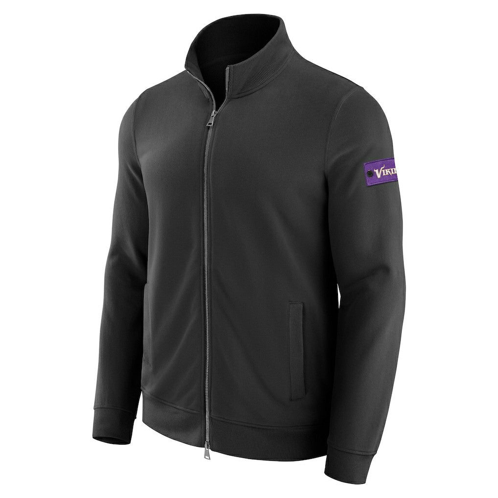 Minnesota Vikings J. Palmer QB1 Full-Zip Sweatshirt Black - NFL