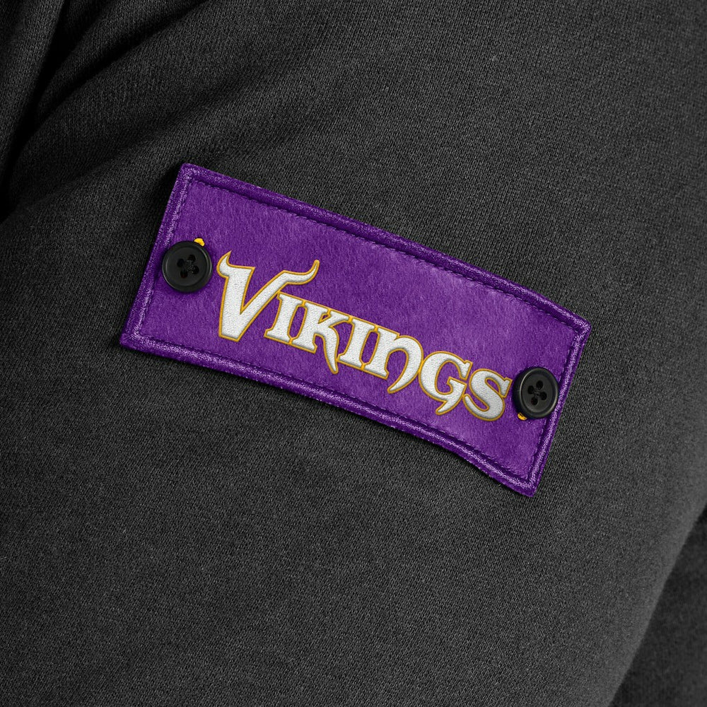 Minnesota Vikings J. Palmer QB1 Full-Zip Sweatshirt Black - NFL