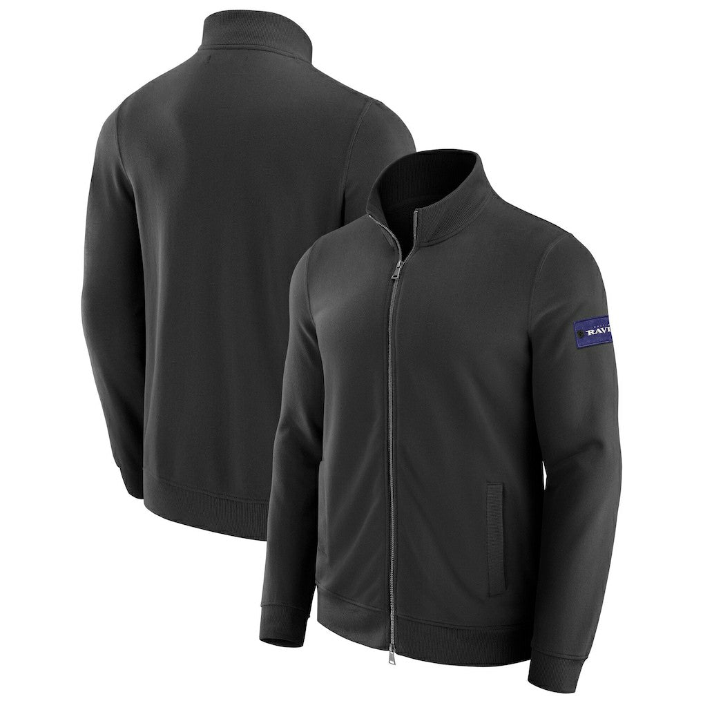Baltimore Ravens J. Palmer QB1 Full-Zip Sweatshirt Black - NFL