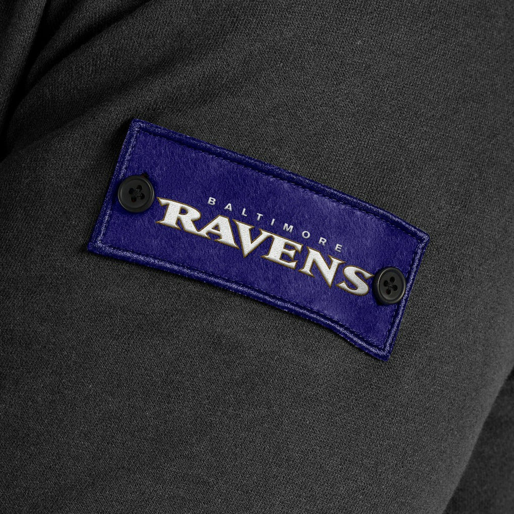 Baltimore Ravens J. Palmer QB1 Full-Zip Sweatshirt Black - NFL