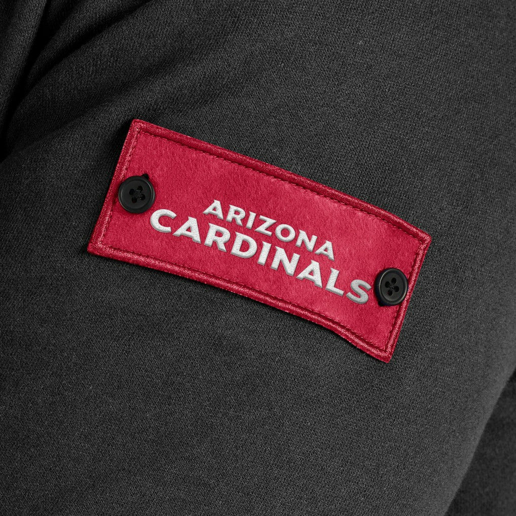 Arizona Cardinals J. Palmer QB1 Full-Zip Sweatshirt Black - NFL