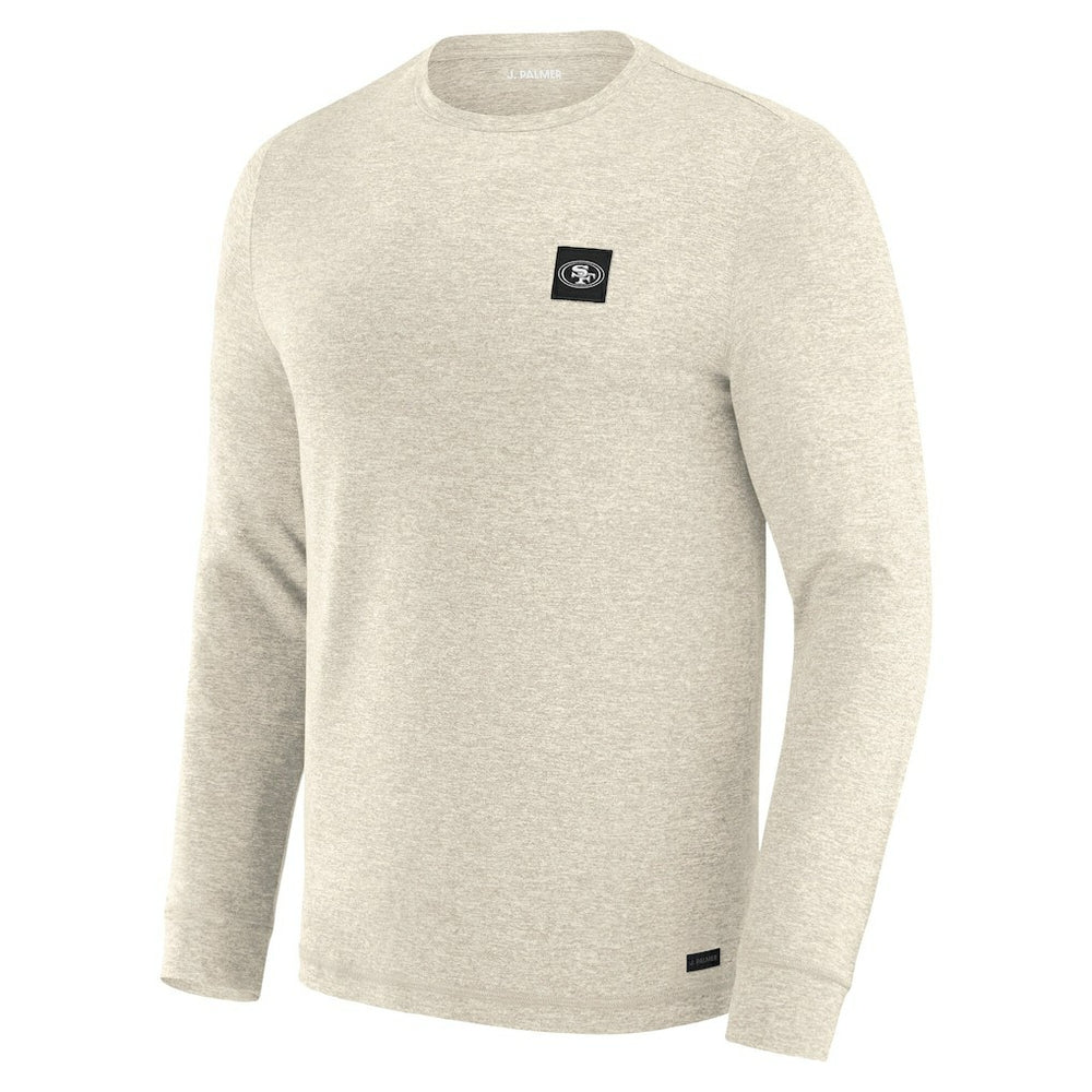 San Francisco 49ers J. Palmer Four Down Long Sleeve T-Shirt Cream - NFL