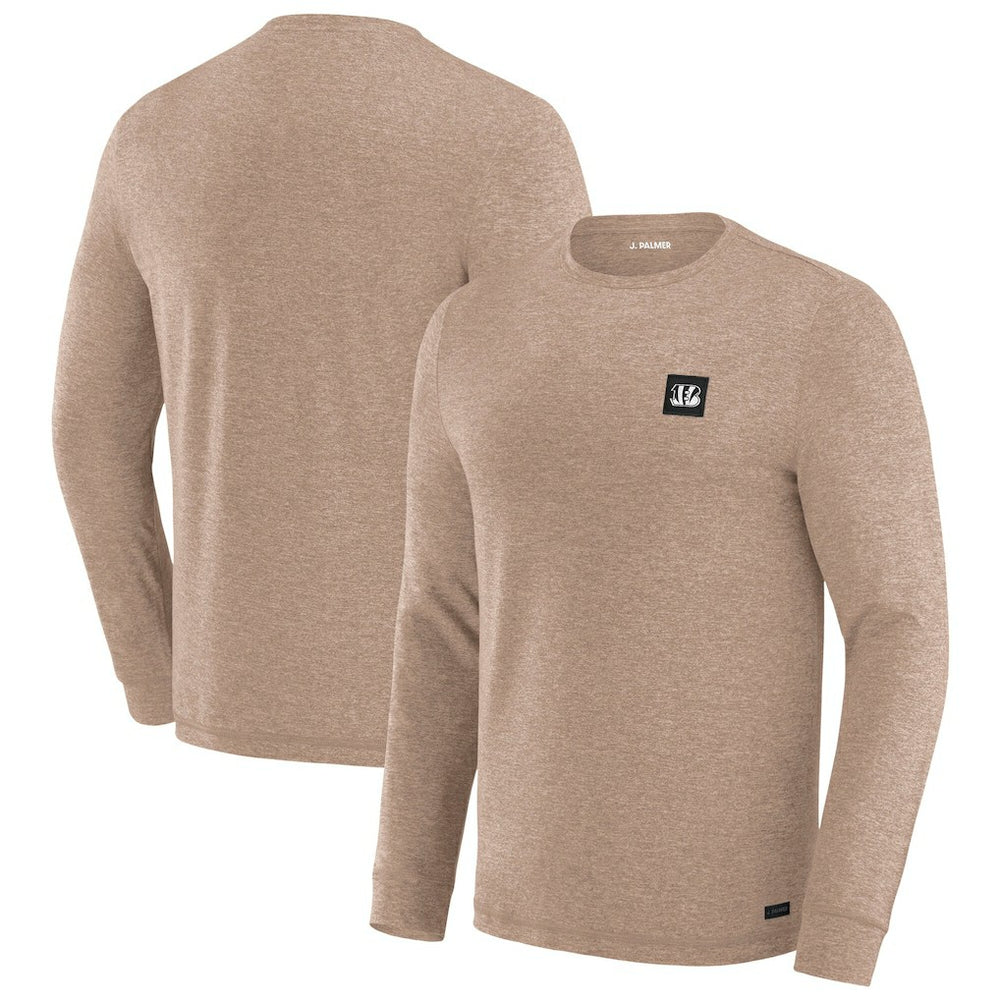 Cincinnati Bengals J. Palmer Four Down Long Sleeve T-Shirt Tan - NFL