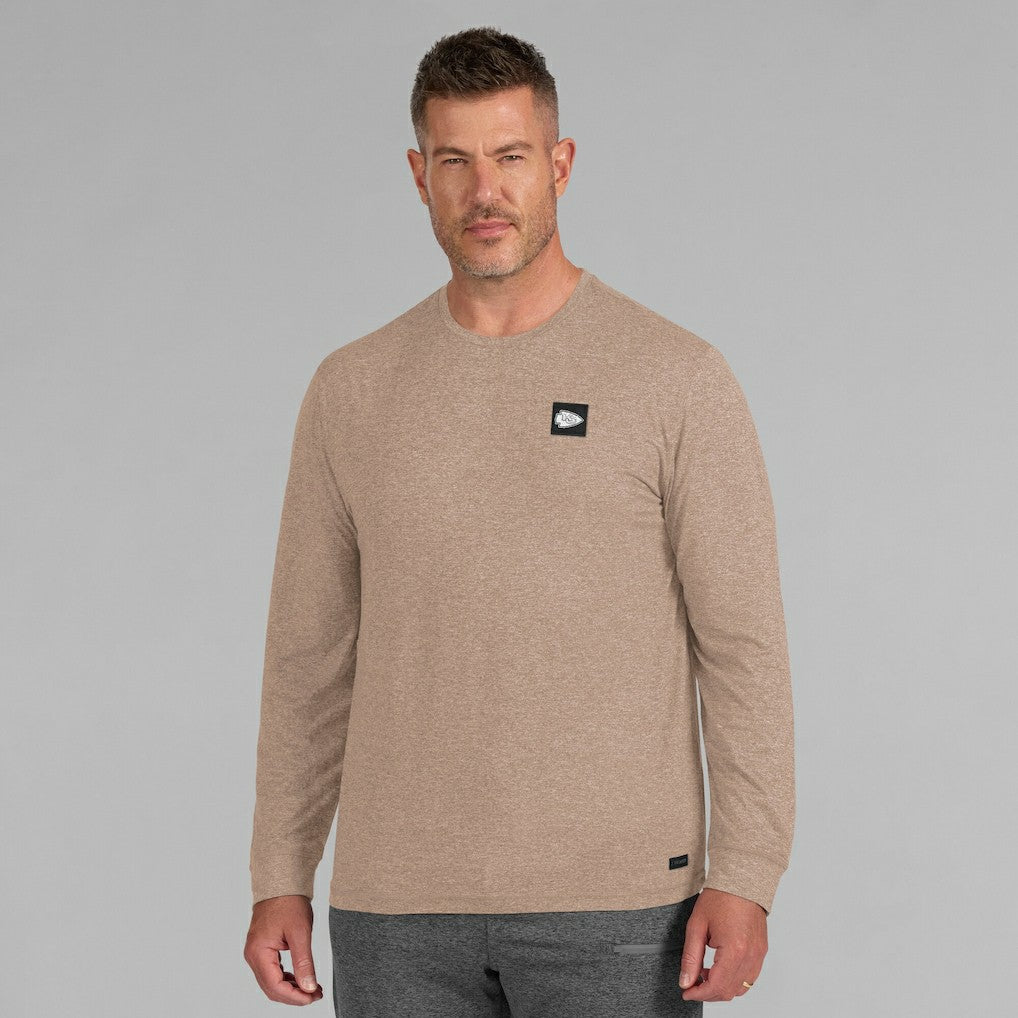 Kansas City Chiefs J. Palmer Four Down Long Sleeve T-Shirt Tan - NFL