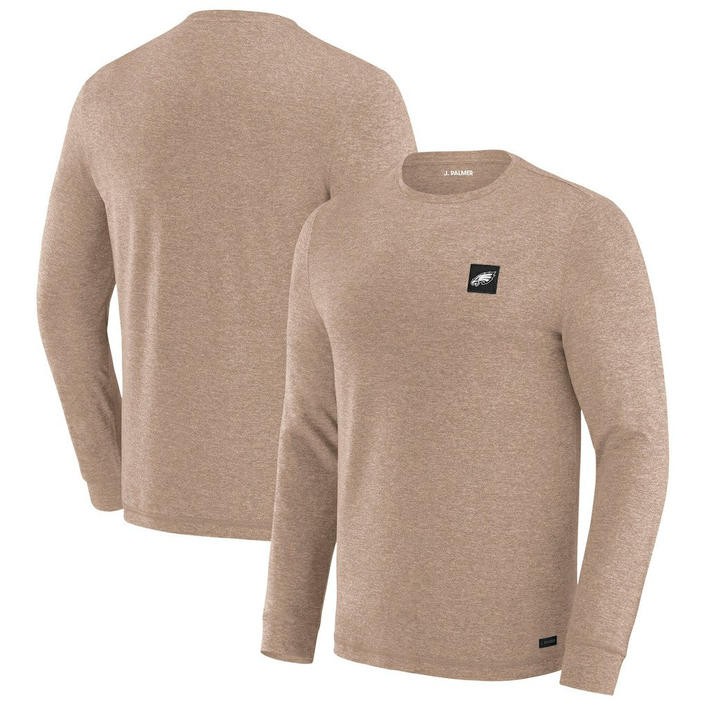 Philadelphia Eagles J. Palmer Four Down Long Sleeve T-Shirt Tan - NFL