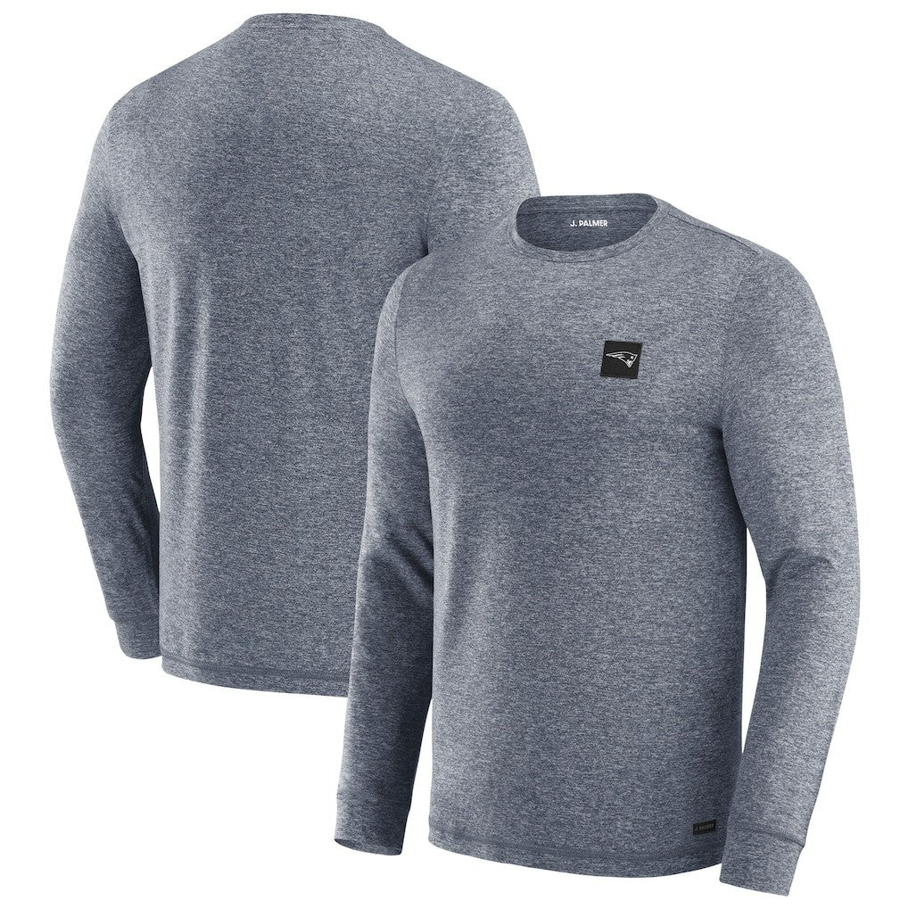 New England Patriots J. Palmer Four Down Long Sleeve T-Shirt Navy - NFL