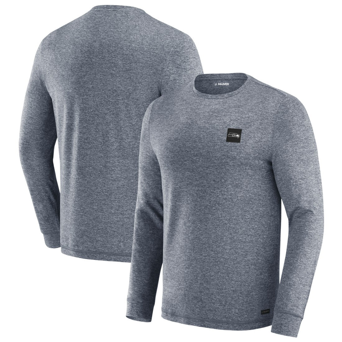 Seattle Seahawks J. Palmer Four Down Long Sleeve T-Shirt Navy - NFL