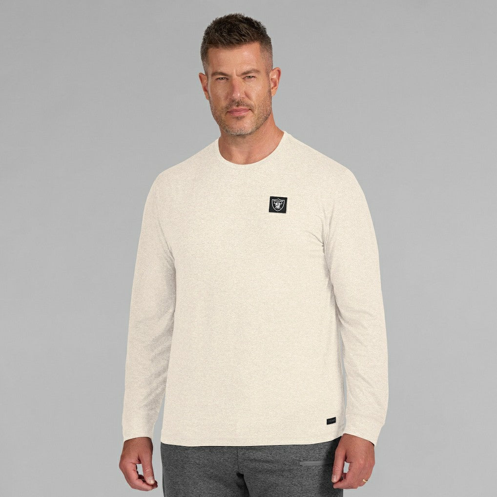 Las Vegas Raiders J. Palmer Four Down Long Sleeve T-Shirt Cream - NFL