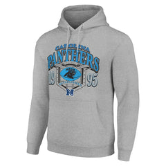 Carolina Panthers Starter 80s Retro Pullover Hoodie Heather Gray - NFL