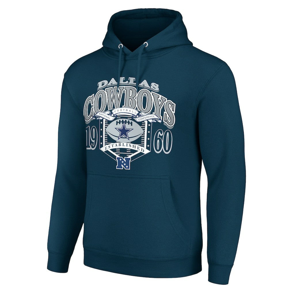 Dallas Cowboys Starter 80s Retro Pullover Hoodie Navy - NFL