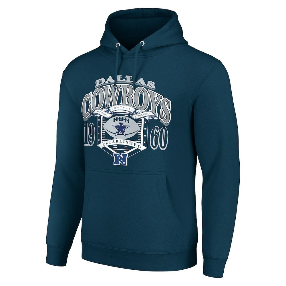 Dallas Cowboys Starter 80s Retro Pullover Hoodie Navy - NFL