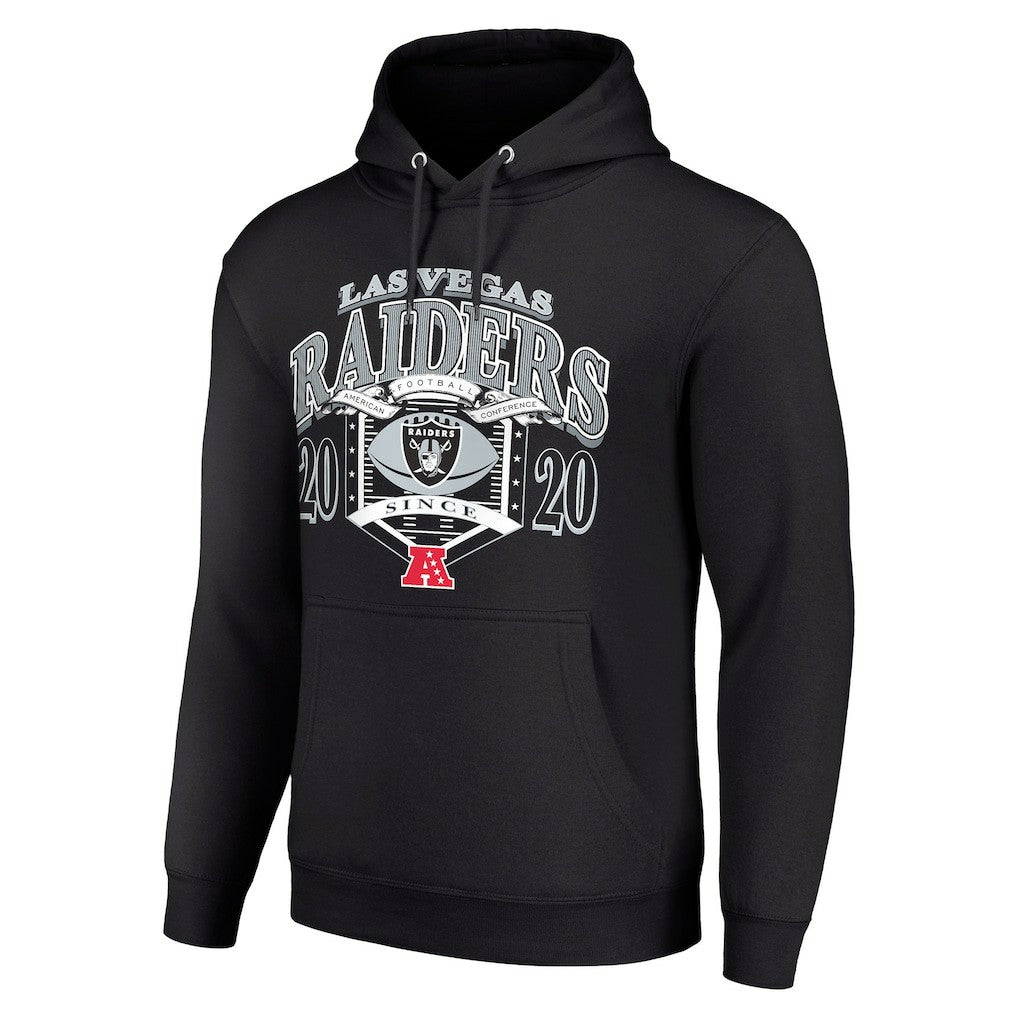Las Vegas Raiders Starter 80s Retro Pullover Hoodie Black - NFL