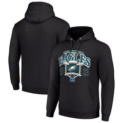 Philadelphia Eagles Starter 80s Retro Pullover Hoodie Black - NFL