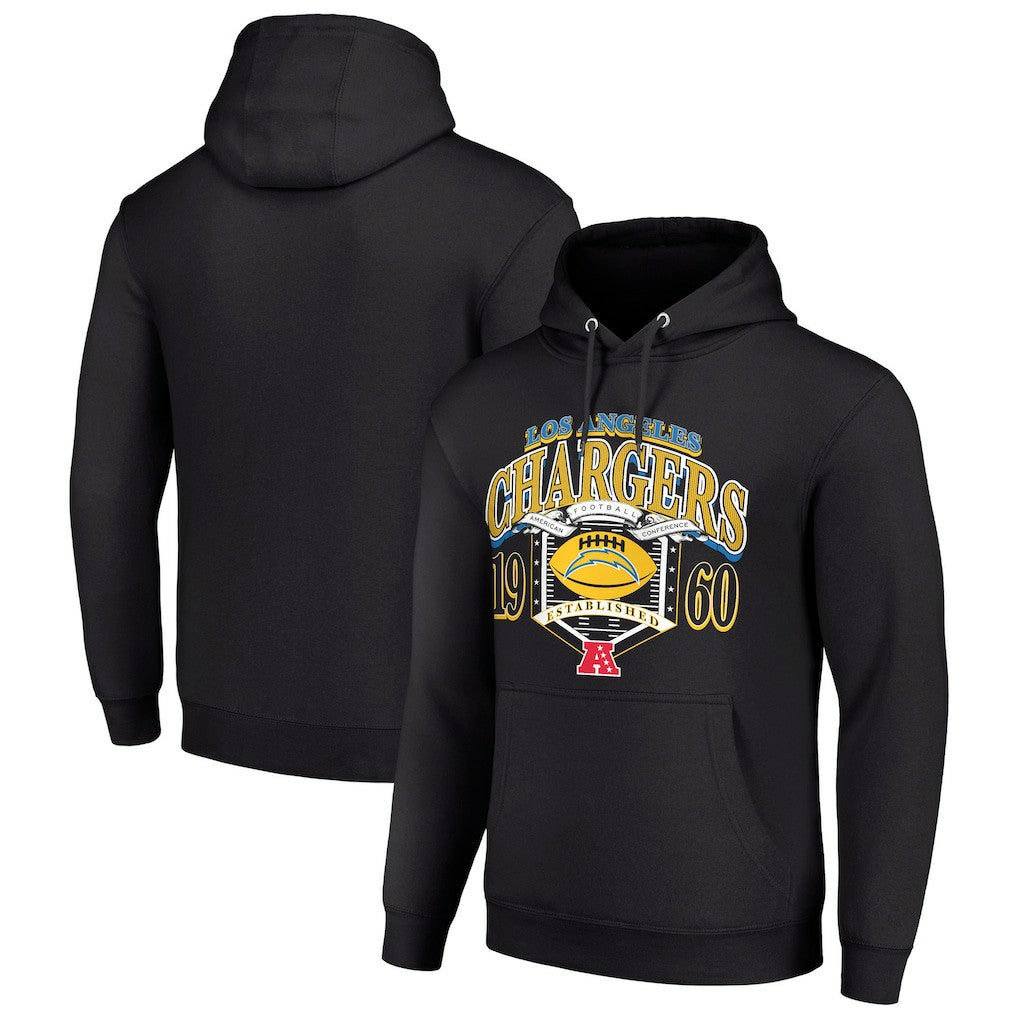 Los Angeles Chargers Starter 80s Retro Pullover Hoodie Black - NFL
