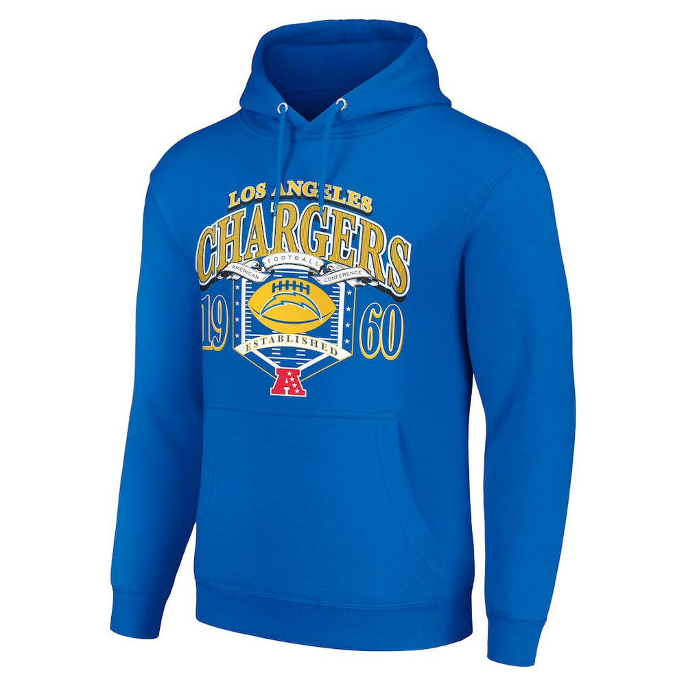 Los Angeles Chargers Starter 80s Retro Pullover Hoodie Royal - NFL
