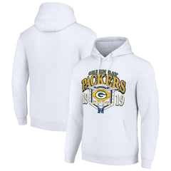 Green Bay Packers Starter 80s Retro Pullover Hoodie White - NFL