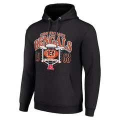 Cincinnati Bengals Starter 80s Retro Pullover Hoodie Black - NFL