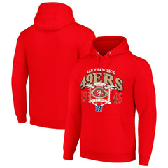 San Francisco 49ers Starter 80s Retro Pullover Hoodie Scarlet - NFL