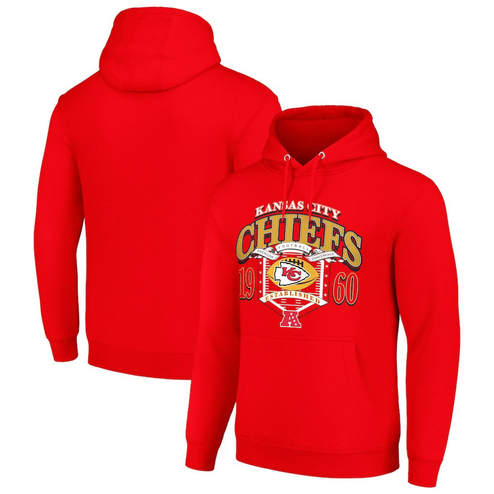 Kansas City Chiefs Starter 80s Retro Pullover Hoodie Red - NFL