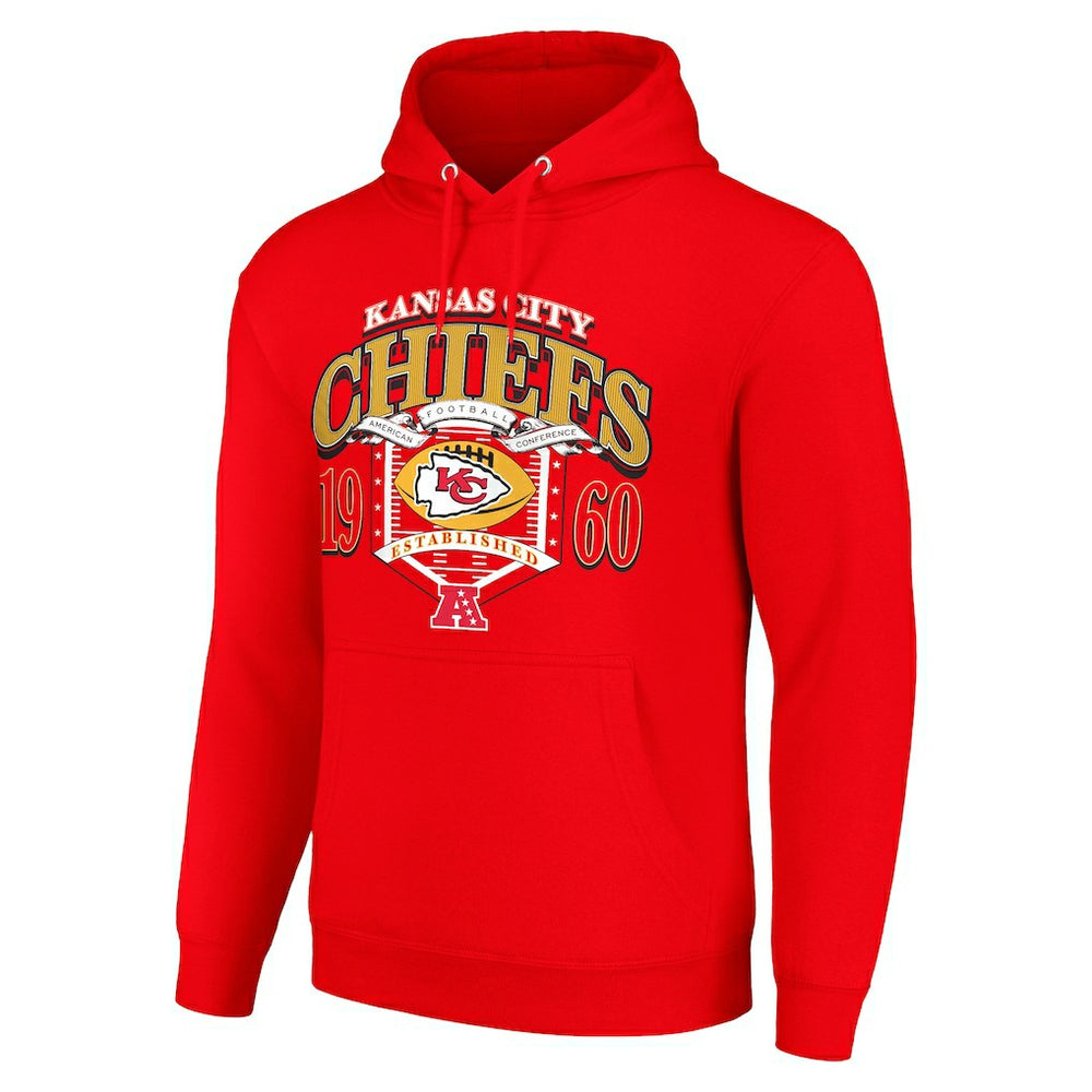 Kansas City Chiefs Starter 80s Retro Pullover Hoodie Red - NFL